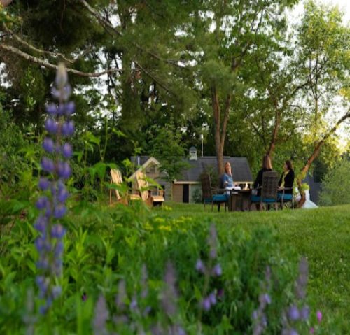 Backyard at The Inn at English Meadows