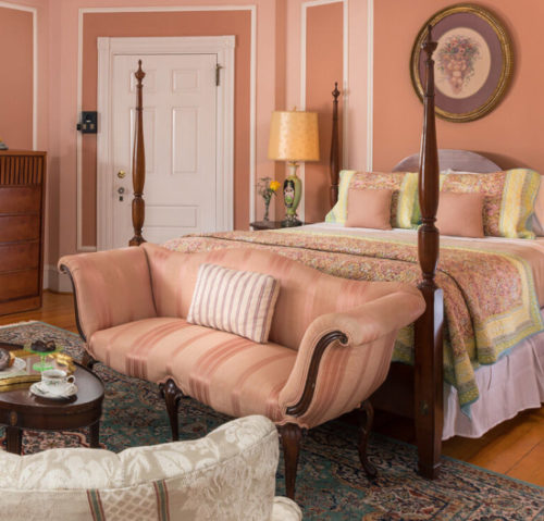 a suite at Idlwilde Inn in Watkins Glen New York