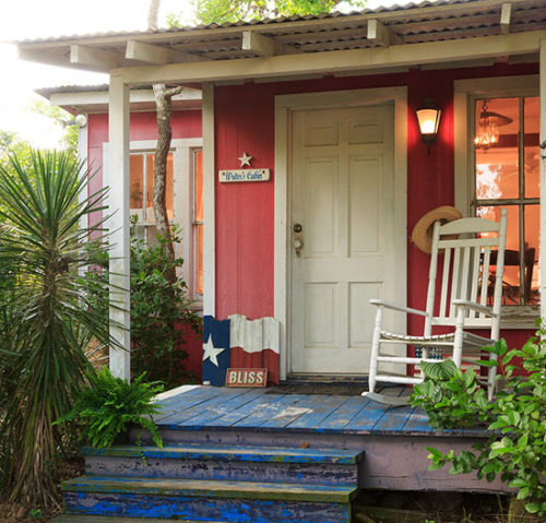 Texas cottage porch and rocking chair
