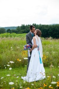 bride and groom elopement at Chesterfield Inn
