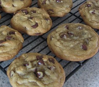 Thick Chocolate Chip Cookies