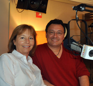 In studio with Mary White and Mario Bosquez