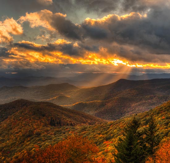 Fall getaways in the Blue Ridge Mountains of North Carolina