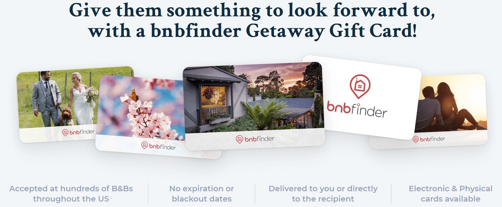 Bed and Breakfast Gift Cards