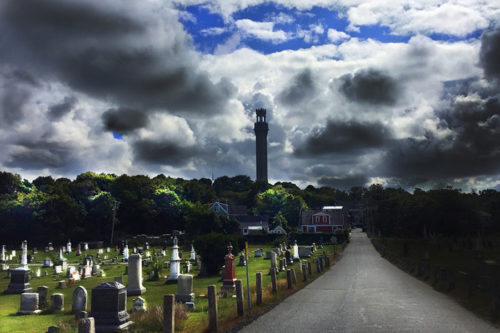 Spooky Provincetown Graveyard